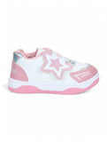 Casual Shoes With Velrco - Pink