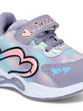 Casual Shoes With Velrco - Mauve