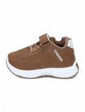 Casual Velcro Shoes - Brown