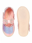 Mary Jane's Belle with Applique Detail - Pink