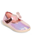 Mary Jane's Belle with Applique Detail - Pink