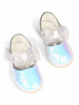 Mary Jane's Belle with Applique Detail - White