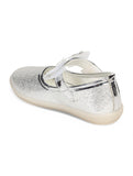 Mary Jane's Belle with Applique Detail - Silver