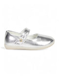 Mary Jane's Belle with Applique Detail - Silver