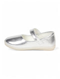 Mary Jane's Belle with Applique Detail - Silver