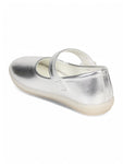 Mary Jane's Belle with Applique Detail - Silver