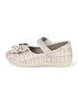 Mary Jane's Belle with Applique Detail - Grey
