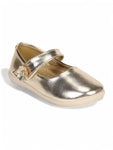 Mary Jane's Belle with Applique Detail - Gold