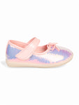 Mary Jane's Belle with Applique Detail - Pink