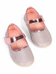 Mary Jane's Belle with Applique Detail - Pink