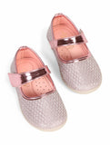 Mary Jane's Belle with Applique Detail - Pink