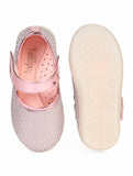 Mary Jane's Belle with Applique Detail - Pink