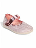 Mary Jane's Belle with Applique Detail - Pink