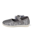 Mary Jane's Belle with Applique Detail - Dark Grey