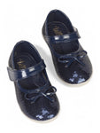 Mary Jane's Belle with Applique Detail - Navy Blue