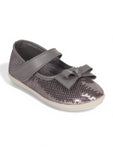 Mary Jane's Belle with Applique Detail - Black