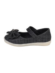 Mary Jane's Belle with Applique Detail - Black