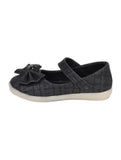 Mary Jane's Belle with Applique Detail - Black