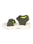 Sandals With Velcro Closing - Green