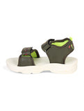 Sandals With Velcro Closing - Green
