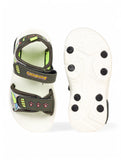 Sandals With Velcro Closing - Green
