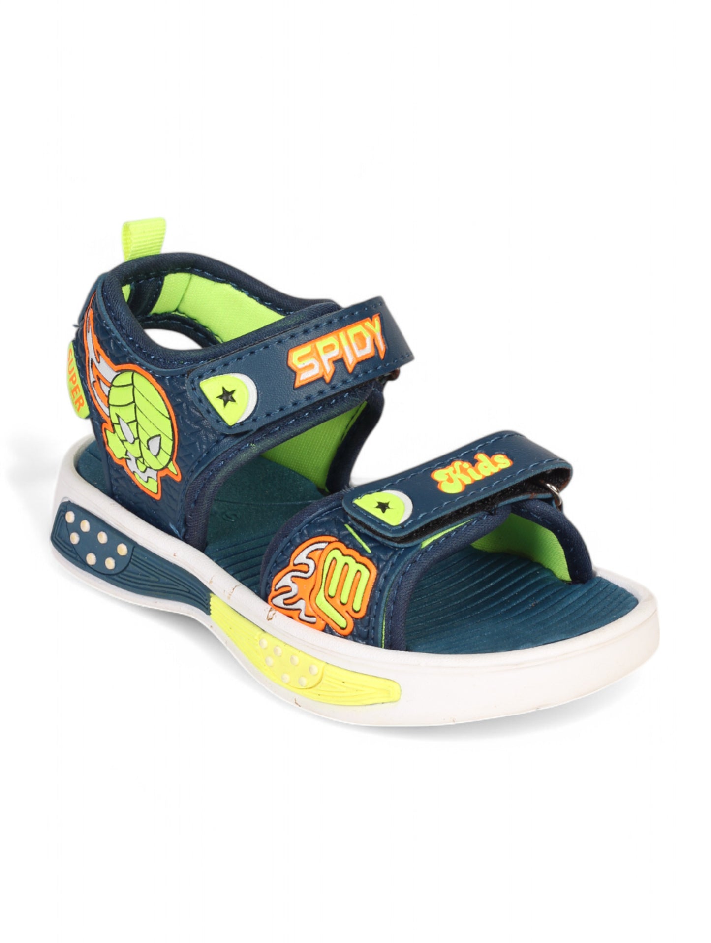Sandals With Velcro Closing - Blue