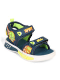 Sandals With Velcro Closing - Blue