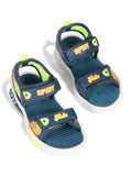 Sandals With Velcro Closing - Blue