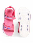 Sandals With Velcro Closing - Pink