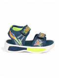 Sandals With Velcro Closing - Blue
