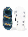 Sandals With Velcro Closing - Blue