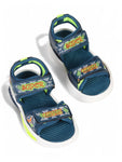 Sandals With Velcro Closing - Blue