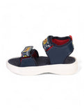 Sandals With Velcro Closing - Navy Blue