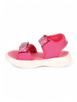 Sandals With Velcro Closing - Pink