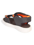 Sandals With Velcro Closing - Grey