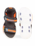 Sandals With Velcro Closing - Grey