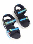Sandals With Velcro Closing - Blue
