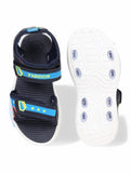 Sandals With Velcro Closing - Blue