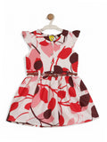 Printed Cotton Frock - White