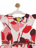 Printed Cotton Frock - White