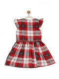 Printed Cotton Frock - Red