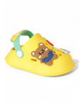 Bear Applique Anti-Slip Clogs - Yellow