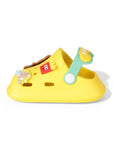 Bear Applique Anti-Slip Clogs - Yellow