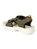Sandals With Velcro Closing - Green