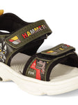 Sandals With Velcro Closing - Green