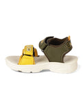 Sandals With Velcro Closing - Green