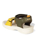 Sandals With Velcro Closing - Green
