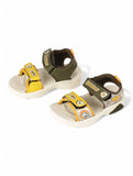 Sandals With Velcro Closing - Green