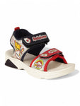 Sandals With Velcro Closing - Navy Blue