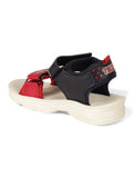 Sandals With Velcro Closing - Navy Blue